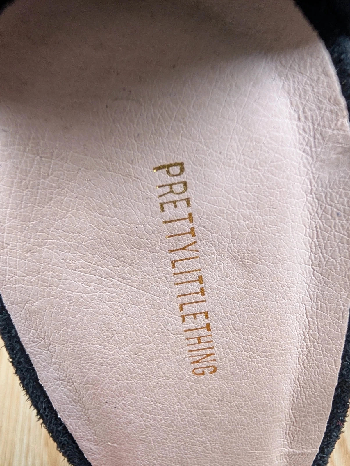 Sandales à talons PrettyLittleThing noires transparentes lacets 37
