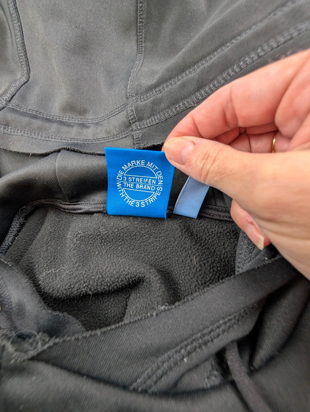 Veste Adidas Originals longue à capuche gris anthracite M