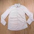 Chemise Kaporal blanc micro imprimé bleu marine L