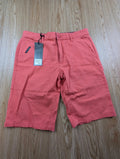 Bermuda Ted Lapidus Homme Corail Chino Coton Taille S Neuf