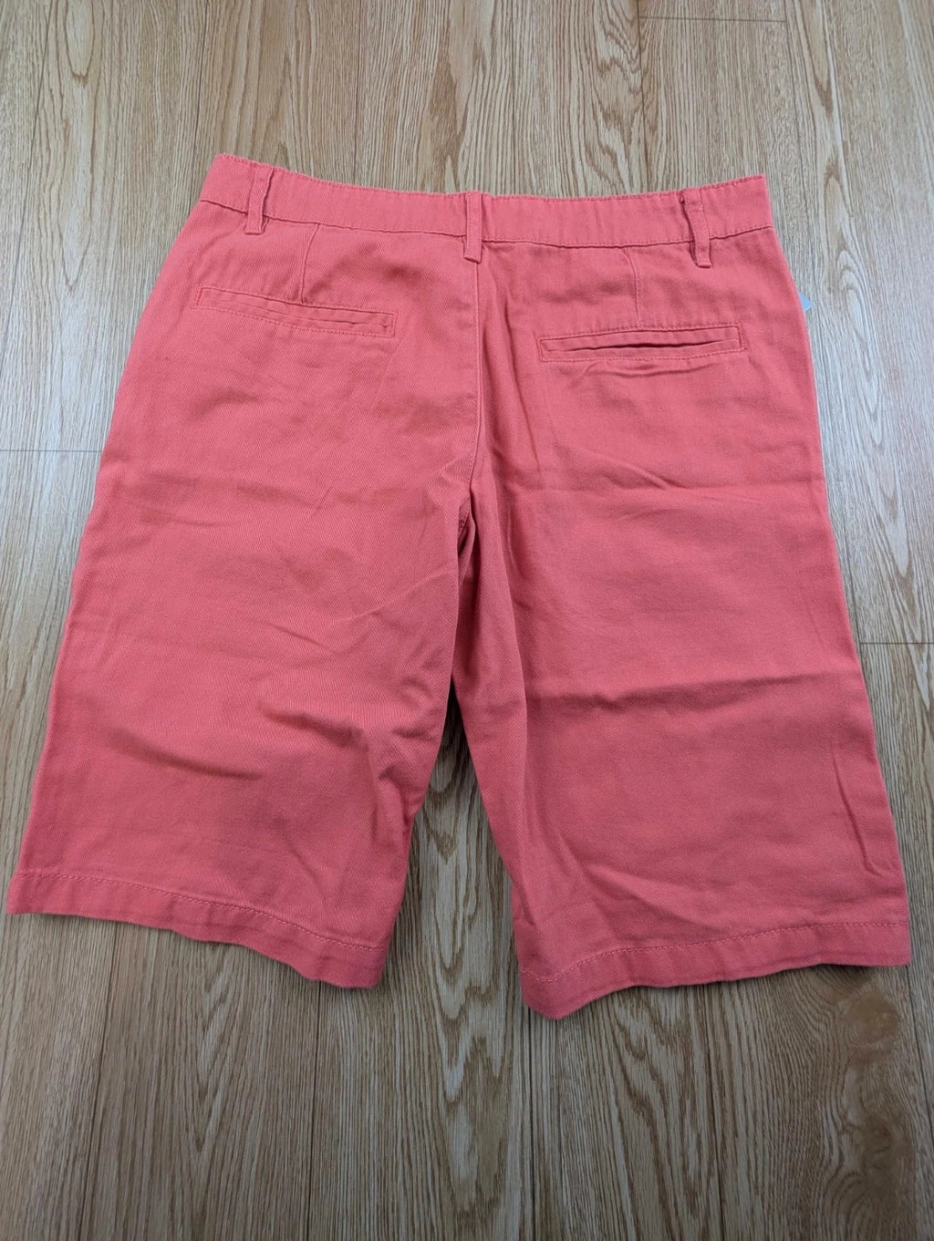Bermuda Ted Lapidus Homme Corail Chino Coton Taille S Neuf