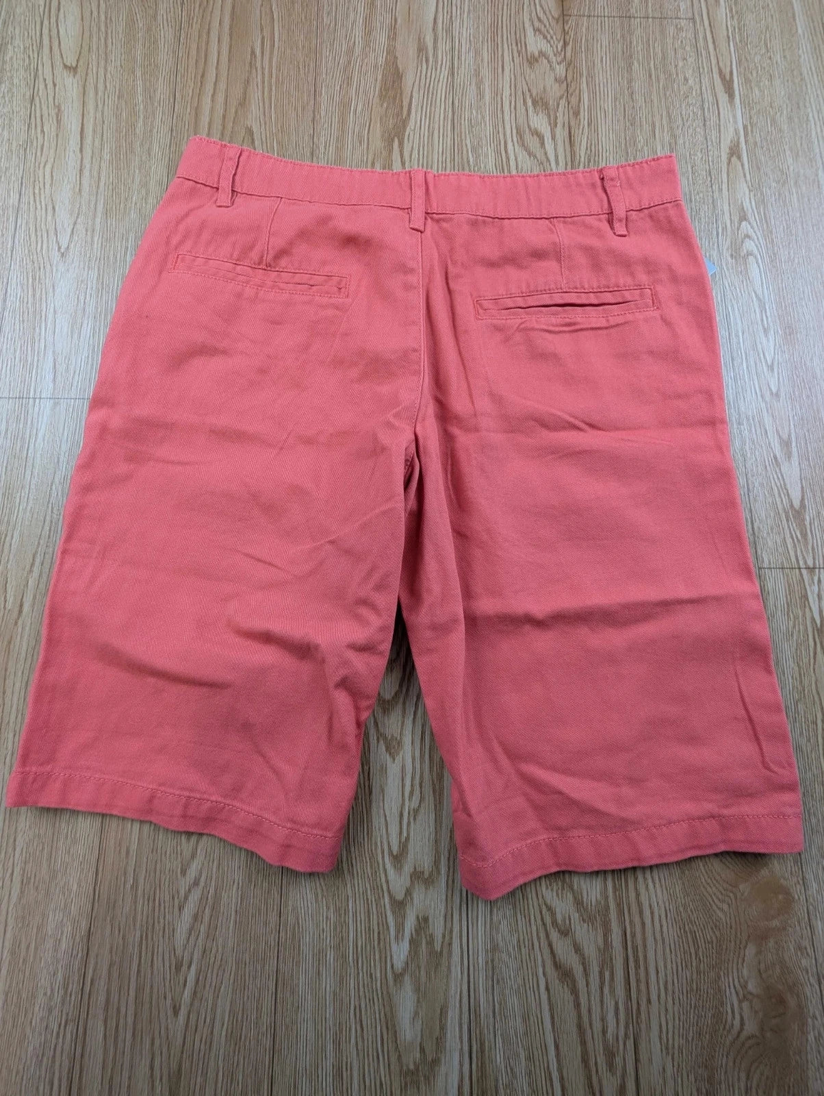 Bermuda Ted Lapidus Homme Corail Chino Coton Taille S Neuf