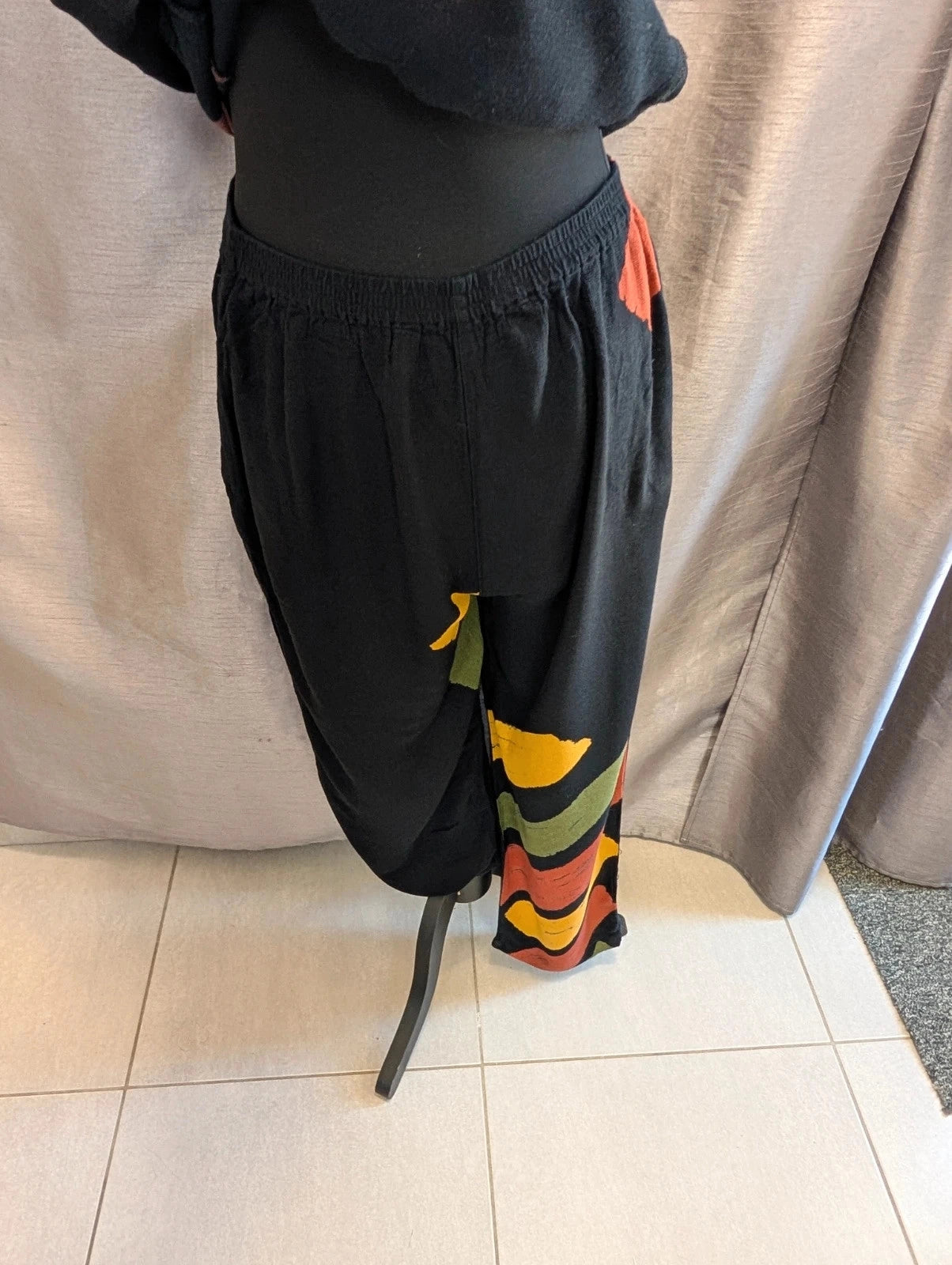 Ensemble Animale Jacques Ruc motifs artistiques noir multicolore M