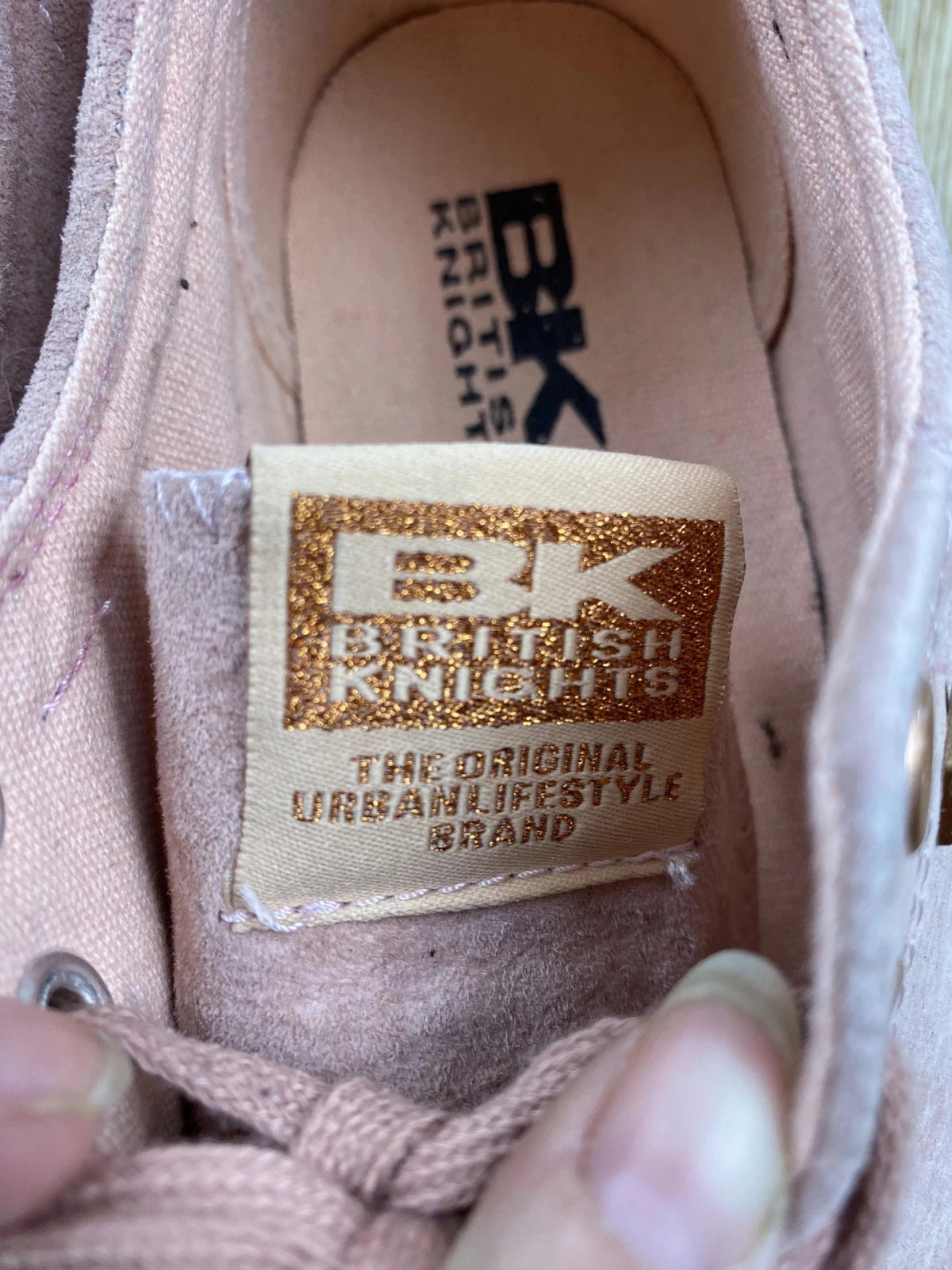 Sneakers British Knights Master Lo rose poudré plateforme 38
