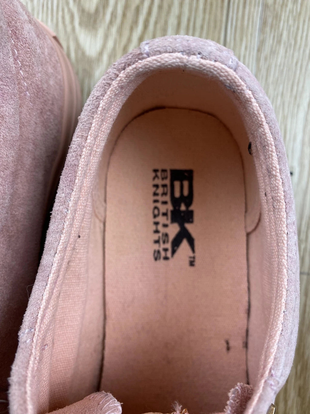 Sneakers British Knights Master Lo rose poudré plateforme 38