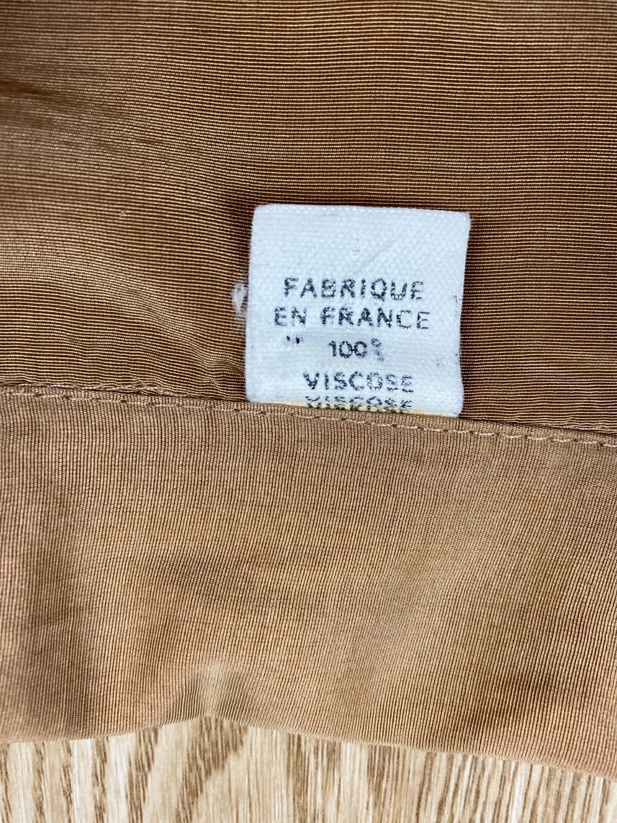 Ensemble Vintage Veste Peplum et Jupe Longue Dentelle Camel L