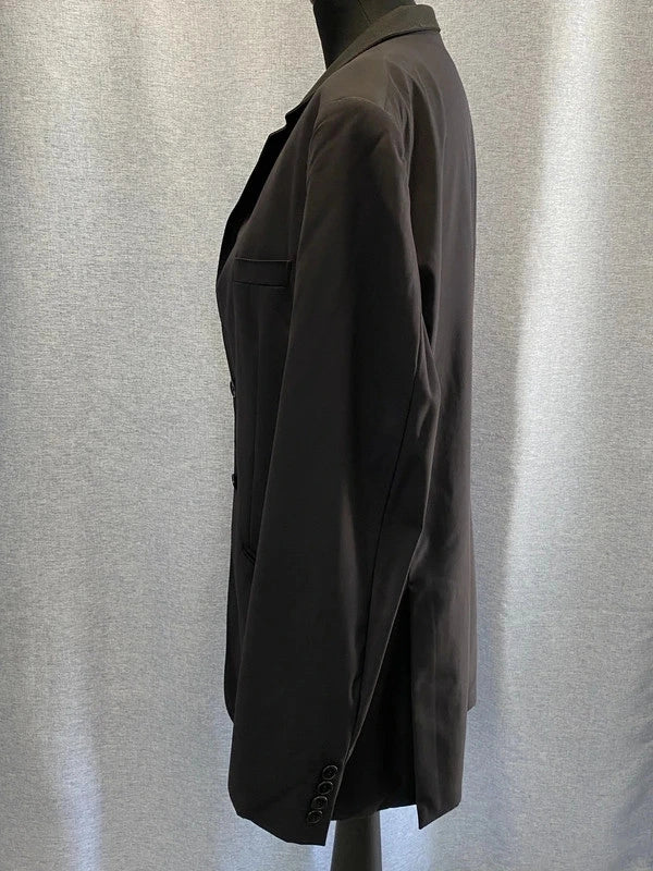 Veste Blazer Kenzo Homme slim fit noir col contrasté taille XL