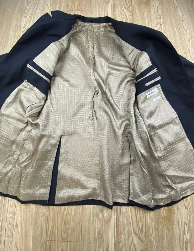 Veste Blazer Kenzo Homme slim fit noir col contrasté taille XL