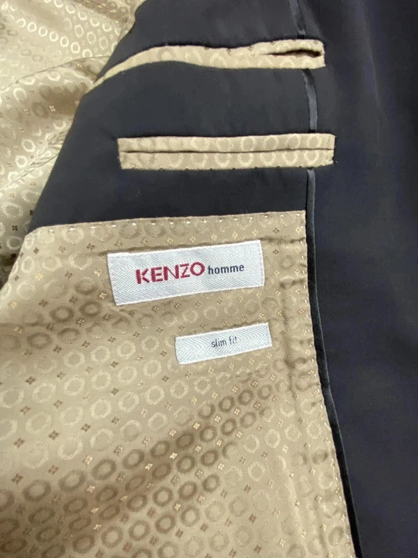 Veste Blazer Kenzo Homme slim fit noir col contrasté taille XL