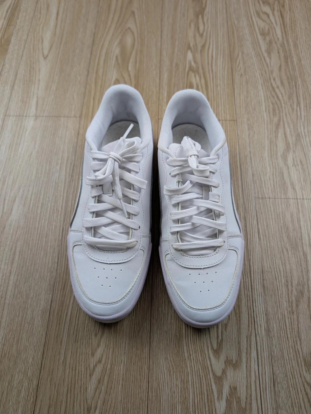 Basket Puma Karmen Plateforme Blanc et Rose Pointure 39