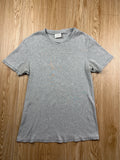 T-shirt Calvin Klein gris chiné col rond M coton slim fit