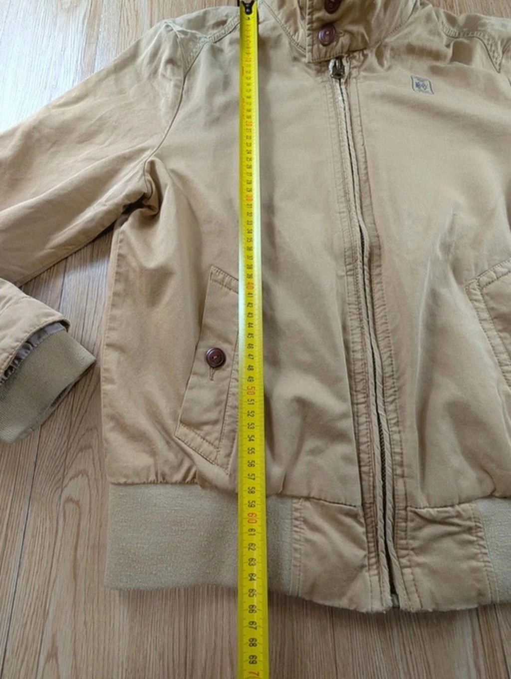 Blouson G-Star Raw Fleet Jacket beige sable coton-lin taille L