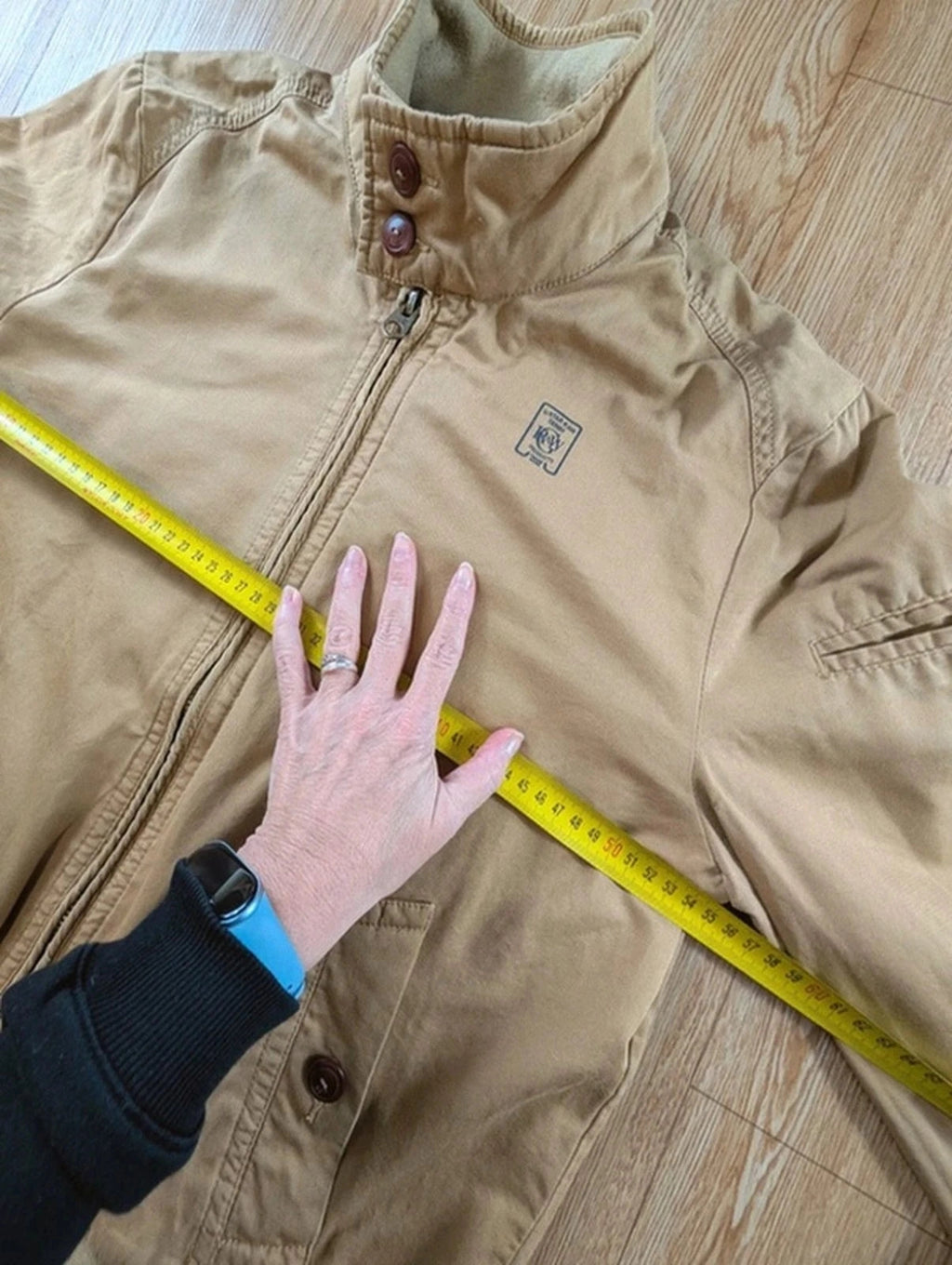 Blouson G-Star Raw Fleet Jacket beige sable coton-lin taille L