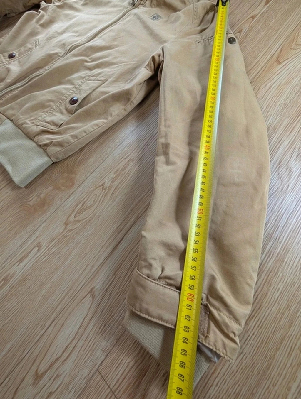 Blouson G-Star Raw Fleet Jacket beige sable coton-lin taille L