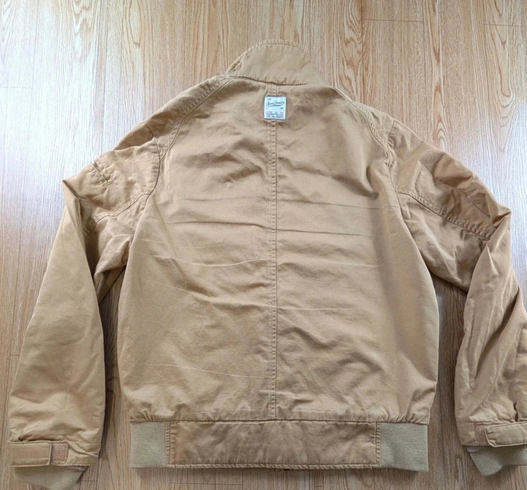 Blouson G-Star Raw Fleet Jacket beige sable coton-lin taille L
