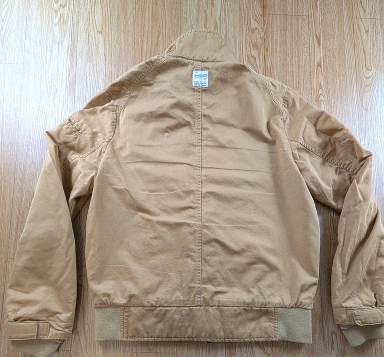 Blouson G-Star Raw Fleet Jacket beige sable coton-lin taille L